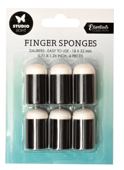 Studio Light - Schwamm-Tupfpinsel "Finger Sponges Daubers" 18x32 mm