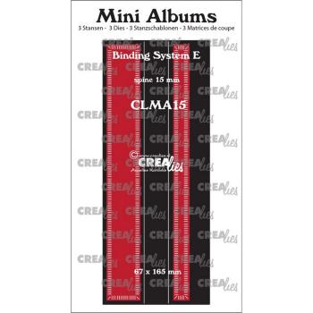 Crealies - Stanzschablone "Binding System E " Mini Albums Dies