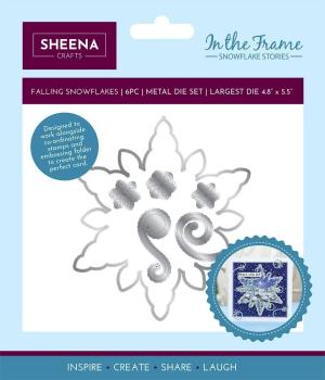 Crafters Companion - Stanzschablone "Falling Snowflakes" Dies