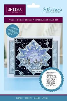 Crafters Companion - Stempelset "Falling Snow" Clear Stamps