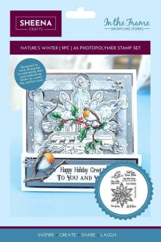 Crafters Companion - Stempelset "Nature's Winter" Clear Stamps