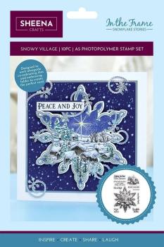 Crafters Companion - Stempelset "Snowy Village" Clear Stamps