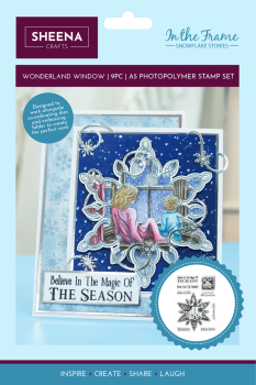 Crafters Companion - Stempelset "Wonderland Window" Clear Stamps