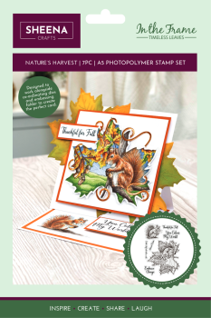 Crafters Companion - Stempelset "Nature's Harvest" Clear Stamps