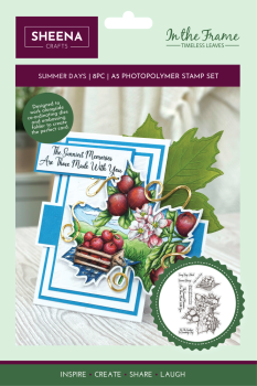 Crafters Companion - Stempelset "Summer Days" Clear Stamps