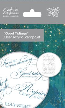Crafters Companion - Stempelset "Good Tidings" Clear Stamps