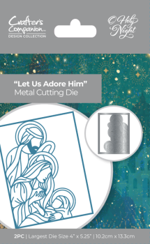 Crafters Companion - Stanzschablone "Let us Adore Him" Dies