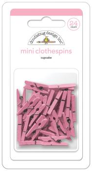 Doodlebug Design - Wäscheklammern "Cupcake" Mini Clothespins 