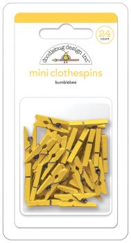 Doodlebug Design - Wäscheklammern "Bumblebee" Mini Clothespins 