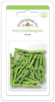 Doodlebug Design - Wäscheklammern "Limeade" Mini Clothespins 
