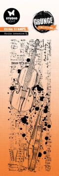 Studio Light - Stempel "Violin Invention" Clear Stamps Grunge Collection