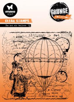 Studio Light - Stempel "The Hot Air Balloon" Clear Stamps Grunge Collection