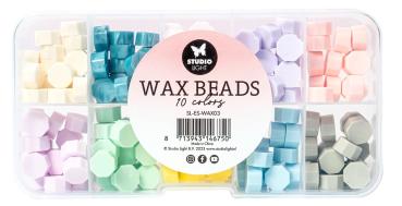 Studio Light - Wachsperlen "Pastels Nr.03" Wax Beads 10x7g