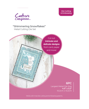 Crafters Companion - Stanzschablone "Shimmering Snowflakes" Dies