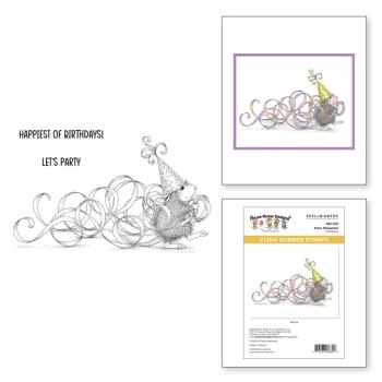 Spellbinders - Gummistempel Set "Party Streamers" Cling Stamp