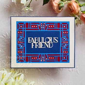 Creative Expressions - Stanzschablone "Oval Frame" Craft Dies Design by Sue Wilson