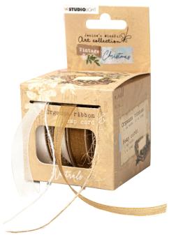 Studio Light - Organza Ribbon & Hemp Cord "Brown"