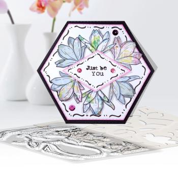 Polkadoodles - Stempelset "Mixed Flowers Lily Vase" Clear Stamps