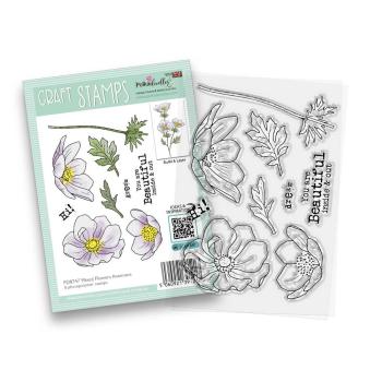 Polkadoodles - Stempelset "Mixed Flowers Beautiful Anemone" Clear Stamps