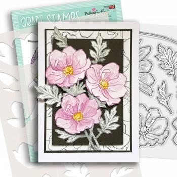 Polkadoodles - Stempelset "Mixed Flowers Beautiful Anemone" Clear Stamps