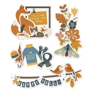 Simple Stories - Aufkleber "Acorn Lane" Chipboard Sticker 