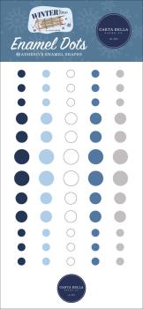 Carta Bella -"Wintertime" Enamel Dots 60 Stk. 