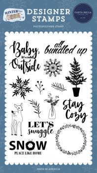 Carta Bella - Stempelset "Let's Snuggle" Clear Stamps