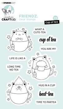 Creative Craft Lab - Studio Light - Stempelset "Cup of Tea" Clear Stamps