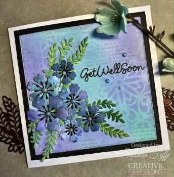 Creative Expressions - Stanzschablone "Get Well Soon" Craft Dies Design by Jamie Rodgers