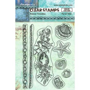 Stamperia - Stempelset "Shells" Clear Stamps