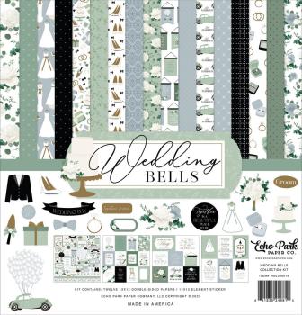 Echo Park - Designpapier "Wedding Bells" Collection Kit 12x12 Inch - 12 Bogen