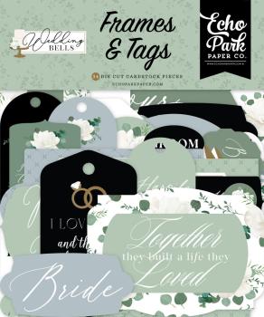 Echo Park - Stanzteile & Anhänger "Wedding Bells" Frames & Tags 