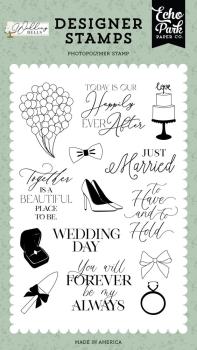 Echo Park - Stempelset "Wedding Day" Clear Stamps