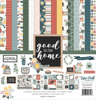 Echo Park - Designpapier "Good To Be Home" Collection Kit 12x12 Inch - 12 Bogen