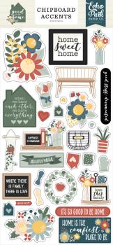 Echo Park - Sticker "Good To Be Home" Chipboard 6x13 Inch