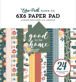 Echo Park - Designpapier "Good To Be Home" Paper Pack 6x6 Inch - 24 Bogen