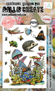 AALL and Create - Stempelset A6 "The Forest Bunch" Clear Stamps