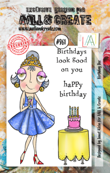 AALL and Create - Stempelset A7 "Birthday Dee" Clear Stamps
