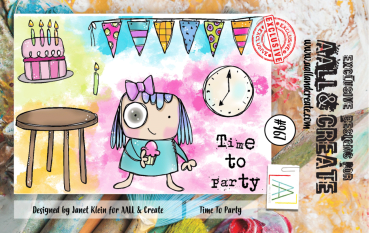 AALL and Create - Stempelset A7 "Time To Party" Clear Stamps