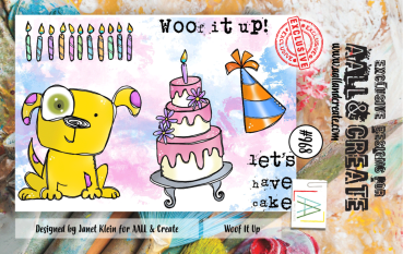 AALL and Create - Stempelset A7 "Woof It Up" Clear Stamps