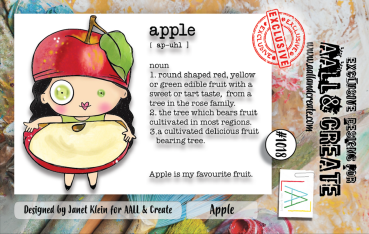 AALL and Create - Stempelset A7 "Apple" Clear Stamps