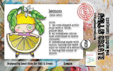AALL and Create - Stempelset A7 "Lemon" Clear Stamps
