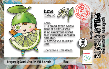 AALL and Create - Stempelset A7 "Lime" Clear Stamps