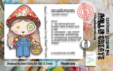 AALL and Create - Stempelset A7 "Mushroom" Clear Stamps