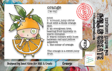 AALL and Create - Stempelset A7 "Orange" Clear Stamps