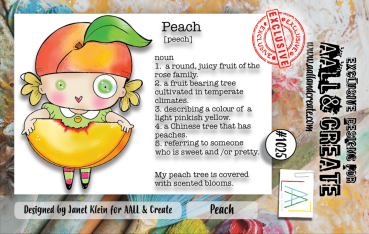 AALL and Create - Stempelset A7 "Peach" Clear Stamps