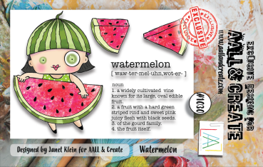 AALL and Create - Stempelset A7 "Watermelon" Clear Stamps