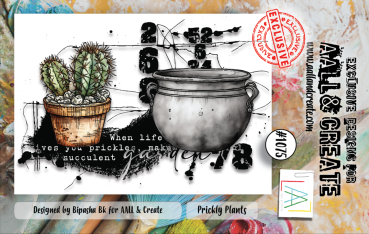 AALL and Create - Stempel A7 "Prickly Plants" Clear Stamps