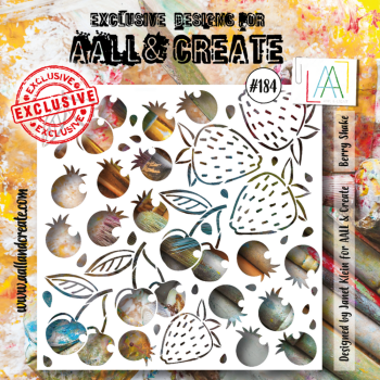 AALL and Create - Schablone 6x6 Inch "Berry Shake "Stencil