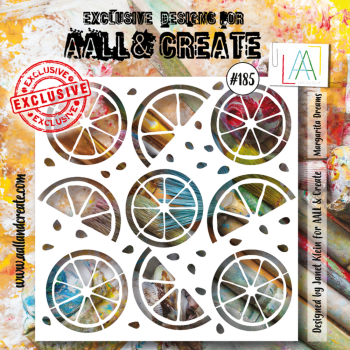 AALL and Create - Schablone 6x6 Inch "Margarita Dreams "Stencil